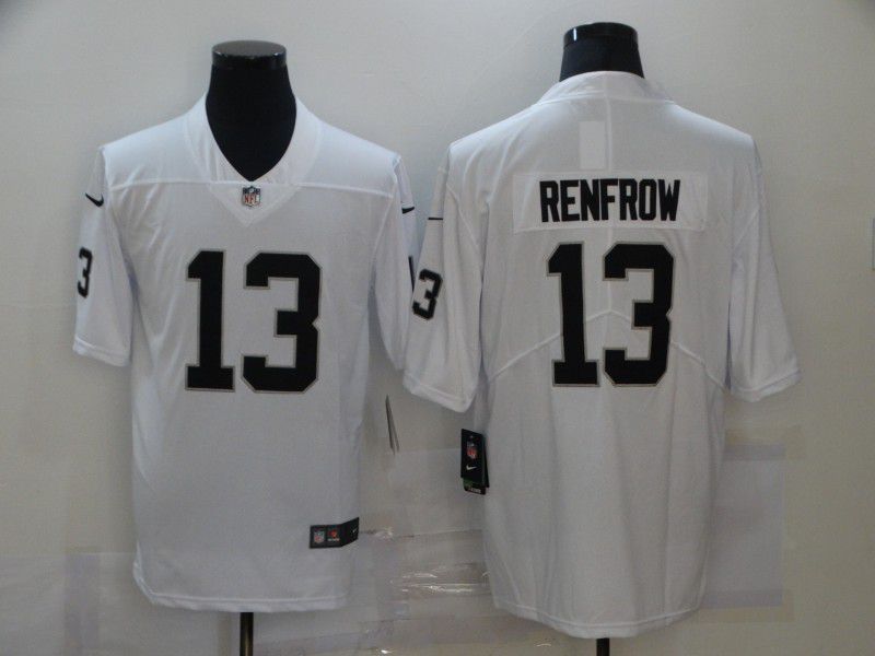 Men Oakland Raiders 13 Renfrow White Nike Vapor Untouchable Limited 2020 NFL Nike Jerseys